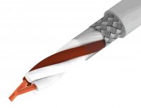 Cablu Ecranat Industrial  2 Fire 0.5mm2 Cupru Tresa Impletita Diametru Exterior 5.3mm Gri CY2x0.5ECR - la Rola 5m