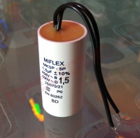 Condensator Motor Pompa Wilo Grundfos 1.5uF Recirculare Centrala Termica cu Fire