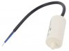 Condensatoare Pompe Recirculare Wilo Grundfos > Condensator Motor Pompa Wilo Grundfos 4uF  Recirculare Centrala Termica 28x55mm cu Fire