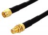 Revers SMA si Cabluri RPSMA > Cablu Prelungitor Antena WiFi 10m CRSMA10 cu Mufe Aurite REVERS SMA