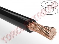 Cablu Electric Auto Litat Sectiune  4mmp Negru - Cupru Pur FLRYW04BK - la Rola  5m