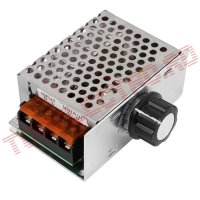 Controler Variator Regulator Tensiune Alternativa Monofazic  4000W cu Triac in Carcasa Metalica 235V VR5193/TC