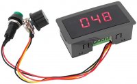 Controler Variator Tensiune DC pentru Motor de Curent Continuu  5A - Motor Speed Control 6V-24V CCM5D Afisaj LED DRM7512/TC