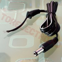 Conector CC Tata cu fir pentru alimentare 12V Camera Supraveghere PC1201-1