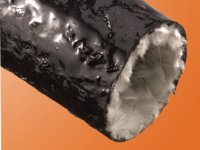 Tub Varnis Termorezistent din Fibra de Sticla si Silicon 38mm 260*C Negru SCS44K380BK - rola  15m