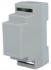 Cutii din Plastic pe Sina DIN > Cutie Sina DIN  2 Module BOX186 - 62x88x34mm pentru Montaje Electronice PLC Panou Comanda si Control Automatizare