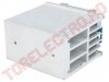 Radiatoare Relee Contactoare Statice > Radiator pentru Releu Contactor Static SSR cu Montare in Tablou pe Sina DIN RAD192SSR 44x76x72mm