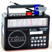Radio  cu Alimentare USB sau Baterii MP3 SD uSD Lanterna Waxiba XB-414URT