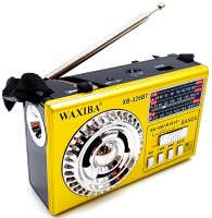 Radio Portabil Mic cu Alimentare Acumulator Intern Micro-USB Baterii Bluetooth MP3 USB uSD Lanterna Waxiba XB-326BT