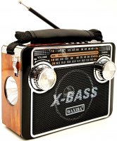 Radio  cu Alimentare USB sau Baterii MP3 USB SD uSD Lanterna Waxiba XB-3067URT