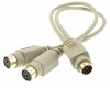 Cablu PS2 - 2PS2 Splitter Adaptor Mouse Tastatura 0.3m LE-139PS2