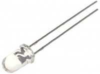 Led Portocaliu  5mm Superflux P511AH - set 10 bucati