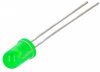 Led Verde  5mm Mat GRN5M -  set 70 bucati