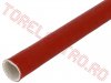 Tub Varnis Termorezistent din Fibra de Sticla si Silicon  6 mm 250*C Rosu-Caramiziu SCS44K060-10 - rola  1.07m