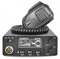 Statie radio CB  4W Avanti ECO cu Roger Beep SQ ASQ VOX Display Dimmer