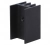 Radiator Tranzistori Triace si Surse din Aluminiu  RAD064 15x17x25mm  Negru