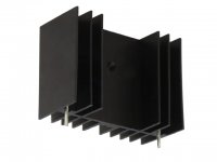 Radiator Tranzistori Triace si Surse din Aluminiu  RAD090 30x40x20mm Negru
