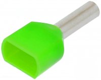 Pini Terminali de Cablu Dublu pentru  6mm2 x 14mm TXC6.0/100-14 Set 100 buc