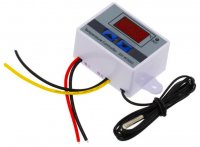 Modul Termostat - Controller de Temperatura Programabil Incalzire / Racire Afisaj LED ROSU XH-W3001 cu alimentare la 220V si iesire 3A/220V pe Releu