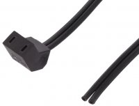 Conector Ventilator 2.8x0.3mm cablu 0.3m Mufa la 45 grade CNLDA453