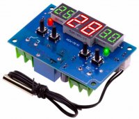 Modul Termostat - Controller de Temperatura Programabil Incalzire / Racire HCW-M141 alimentare 12V iesire pe Releu cu 3 Afisaje