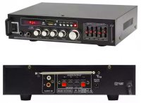 Amplificator    45Wx2 AV111BT cu Radio Karaoke USB SD Bluetooth cu Alimentare 220V si 12V