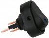Comutator Auto Rocker 12V 2 Pozitii 3 pini Negru cu LED ALBASTRU 12V B09047BLU