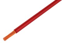 Cablu Electric Litat 0.35mmp 22AWG Cupru ROSU 300Vac 500Vdc 90grade Diametru Exterior 2.4mm MCP22RED - la Rola 500m