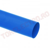 Tub Termocontractabil  31mm contractie 2:1 Albastru 1m