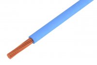 Cablu Electric Litat 0.5mmp Cupru ALBASTRU DESCHIS 300/500V MYF-0.5-BLEU - la Rola 100m