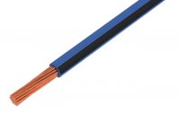 Cablu Electric Litat 0.5mmp Cupru ALBASTRU-NEGRU 300/500V MYF-0.5-BLUBLK - la Rola 100m