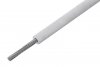 Cabluri Termorezistente > Cablu Termorezistent +180*C/-60*C  1x1.5mm2 Cupru Multifilar Izolat cu SILICON ALB 500V CTF16015WHI - la Rola 5m