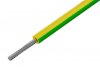 Cabluri Termorezistente > Cablu Termorezistent +180*C/-60*C  1x1.5mm2 Cupru Multifilar Izolat cu SILICON GALBEN-VERDE 500V CTF16015YEGR - la Rola 5m