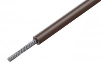 Cablu Termorezistent +180*C/-60*C  1x1.5mm2 Cupru Multifilar Izolat cu SILICON MARO 500V CTF16015BRN - la Rola 5m