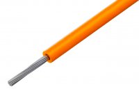 Cablu Termorezistent +180*C/-60*C  1x1.5mm2 Cupru Multifilar Izolat cu SILICON PORTOCALIU 500V CTF16015ORG - la Rola 5m