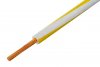 Cablu Electric Litat 0.5mmp > Cablu Electric Litat 0.5mmp Cupru ALB-GALBEN 300/500V MYF-0.5-WHYEL - la Rola 100m