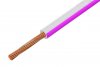 Cablu Electric Litat 0.5mmp > Cablu Electric Litat 0.5mmp Cupru ALB-ROZ 300/500V MYF-0.5-WHPK - la Rola 100m