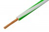 Cablu Electric Litat 0.5mmp > Cablu Electric Litat 0.5mmp Cupru ALB-VERDE 300/500V MYF-0.5-WHGRN - la Rola 100m