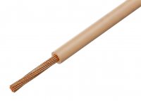 Cablu Electric Litat 0.5mmp Cupru IVORIU 300/500V MYF-0.5-IV - la Rola 100m
