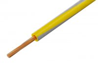 Cablu Electric Litat 0.5mmp Cupru GALBEN-GRI 300/500V MYF-0.5-YELGY - la Rola 100m