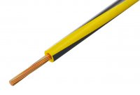 Cablu Electric Litat 0.5mmp Cupru GALBEN-NEGRU 300/500V MYF-0.5-YELBK - la Rola 100m