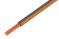 Cablu Electric Litat 0.5mmp Cupru GRI-PORTOCALIU 300/500V MYF-0.5-GRAORG - la Rola 100m