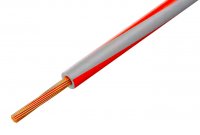 Cablu Electric Litat 0.5mmp Cupru GRI-ROSU 300/500V MYF-0.5-GRARED - la Rola 100m