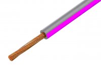 Cablu Electric Litat 0.5mmp Cupru GRI-ROZ 300/500V MYF-0.5-GRAPK - la Rola 100m