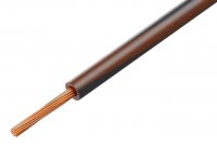 Cablu Electric Litat 0.5mmp Cupru NEGRU-MARO 300/500V MYF-0.5-BKBR - la Rola 100m