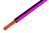 Cablu Electric Litat 0.5mmp Cupru NEGRU-ROZ 300/500V MYF-0.5-BKPK - la Rola 100m
