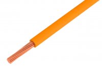 Cablu Electric Litat 0.5mmp Cupru PORTOCALIU 300/500V MYF-0.5-OR - la Rola 100m