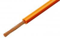 Cablu Electric Litat 0.5mmp Cupru PORTOCALIU-ROSU 300/500V MYF-0.5-ORRD - la Rola 100m