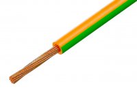 Cablu Electric Litat 0.5mmp Cupru PORTOCALIU-VERDE 300/500V MYF-0.5-ORGR - la Rola 100m