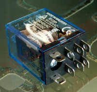 Releu  24Vca LY2 Omron DPDT contacte 10A 250VAC 8Pini